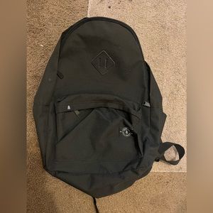 Parkland Kingston Black Durable Water Resistant Skater Backpack